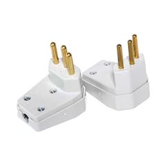 PINO MACHO GIGANTE COMPOLUX 2P+T 20A/250V BRANCO