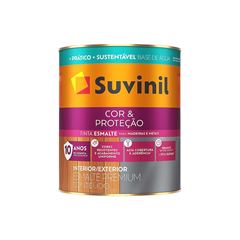 ESMALTE BRILHANTE SUVINIL SECA RÁPIDO A BASE ÁGUA ACETINADO 900ML GELO