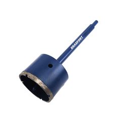 SERRA COPO DIAMANTADA BRASFORT COM HASTE 53MM