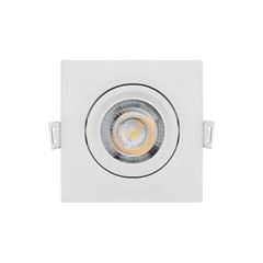 SPOT DE LED EMBUTIR QUADRADO ELGIN ECOSPOT MR16 5W LUZ QUENTE 3000K 400 LÚMENS BIVOLT