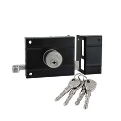 FECHADURA HELA SOBREPOR PARA PORTÃO 1008 GR/CR CHAVE TETRA