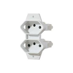 MEC-TRONIC LINHA MILLENIUN BR MÓDULO 2 TOMADAS 2P+T 10A