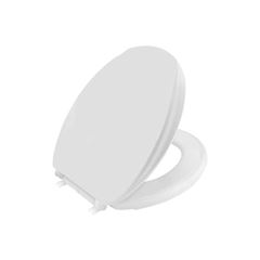 ASSENTO PLÁSTICO MEBUKI LINEA LIGHT PLUS ALMOFADADO OVAL BRANCO