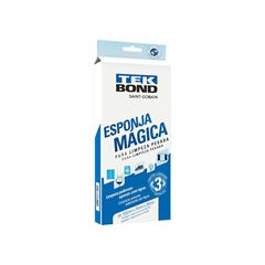 ESPONJA MÁGICA TEKBOND MELAMINA LIMPEZA PESADA COM 03 PEÇAS