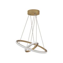 LUMINÁRIA PENDENTE LED TASCHIBRA MONTREAL OURO FOSCO 25W 3000K