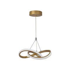 LUMINÁRIA PENDENTE LED TASCHIBRA DUBAI OURO 15W 3000K