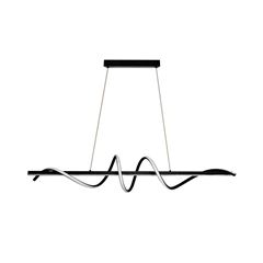 LUMINÁRIA PENDENTE LED TASCHIBRA UNION PRETO 38W 3000K