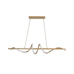 LUMINÁRIA PENDENTE LED TASCHIBRA UNION OURO 38W 3000K