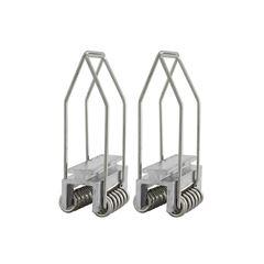 PRESILHA ALUMÍNIO PARA PERFIL RISQUÉ COM TRILHA COM 10 UNIDADE -AVANTT