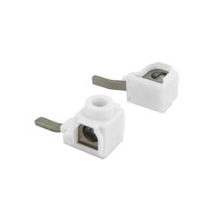 CONECTOR COBRE TIPO GENÉRICO MODELO LATERAL CURTO 6-25MM² 80A 500V BRANCO PACOTE COM 10 UNIDADE -DECORLUX