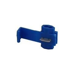 CONECTOR DE DERIVAÇÃO PLÁSTICO 1.5-2.5MM² AZUL PACOTE COM 50 UNIDADE -DECORLUX