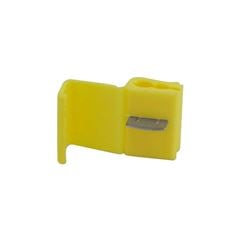 CONECTOR DE DERIVAÇÃO PLÁSTICO 4.6MM² AMARELO PACOTE COM 50 UNIDADE -DECORLUX