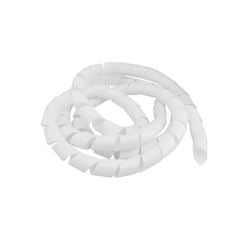 ORGANIZADOR DE CABOS E FIOS ESPIRAL PLASTICO 1/2 BRANCO 2M -DECORLUX