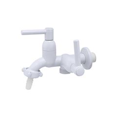TORNEIRA REAL METAIS PARA TANQUE PAREDE 1/2 1/4 VOLTA C70 BRANCO