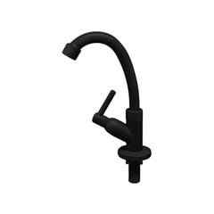 TORNEIRA INJETPLAST PARA LAVATÓRIO MESA BICA MÓVEL 1198 1/4V 1/2 C70 PRETO