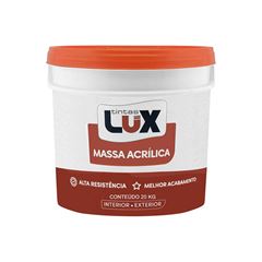 MASSA ACRILICA TINTAS LUX BALDE COM 20KG