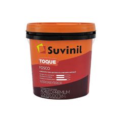 SUVINIL ACRILÍCO PREMIUM TOQUE FOSCO BRANCO NEVE 3,6L