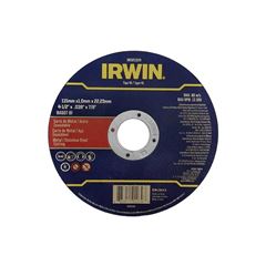 DISCO DE CORTE IRWIN INOX 4.1/2 -115MM X 1,0MM X 22,2MM 