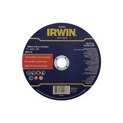 DISCO DE CORTE IRWIN INOX 7.1/16 -180MM X 1,6MM X 22,2MM 
