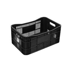 CAIXA PLÁSTICA PARA VERDURAS ROOBUST MULTIUSO PRETO 36 LITROS