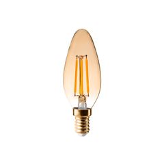 Lâmpada LED Pix Vela Filamento E27 4W 2400K