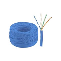 CABO CFTV PARA CÂMERA INTELBRAS CAT5E 4 PARES AZUL ROLO COM 305 METROS