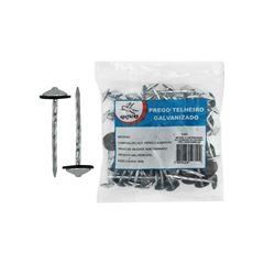PREGO TELHEIRO ASA TIGRE GALVANIZADA 19 X 39 PACOTE C/500G