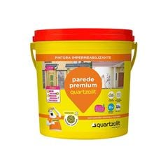 IMPERMEABILIZANTE PAREDE PREMIUM BRANCO GALÃO 3,6KG -QUARTZOLIT