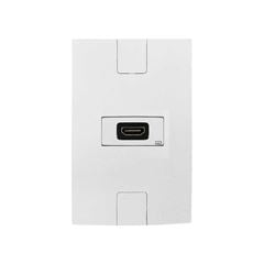 PLUZIE LINHA NEW CAPRICE BRANCA 1 TOMADA PARA HDMI PLACA 4X2