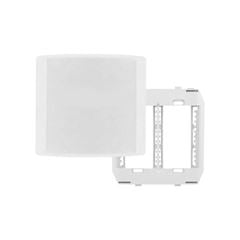 PLUZIE LINHA PLUZI BRANCA PLACA CEGA 4X4 C/SUPORTE