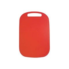 TABUA DE CORTE ARREDONDADA DE PLÁSTICO VERMELHO 32,5CM - MOZCADA