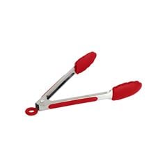 PEGADOR DE INOX COM TRAVA PEQUENO VERMELHO -MOZCADA