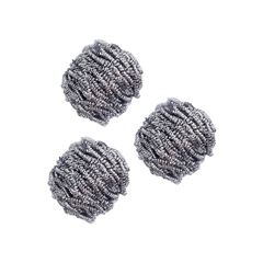 ESPONJA BRILHO DE AÇO INOX SIMPLO PRATA COM 03 PEÇAS