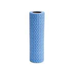 ROLO COM PANOS MULTIUSO SIMPLO AZUL COM 25 PEÇAS
