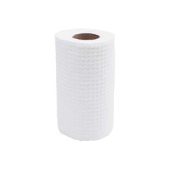 ROLO COM PANOS LAVA E SECA SIMPLO BRANCO COM 50 PEÇAS