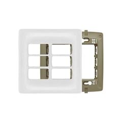 PIAL ZEFFIA LINHA BR PLACA 4X4 3+3 POSTOS SEPARADOS