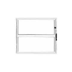 BASCULANTE DE ALUMÍNIO BRANCO QUALITY 2 FOLHAS COM VIDRO LISO HOME A40 X L40