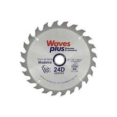 DISCO PARA MADEIRA CIRCULAR WIDEA 185MM 7.1/4X24D WAVES PLUS