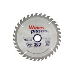 DISCO PARA MADEIRA CIRCULAR WIDEA 185MM 7.1/4X36D WAVES PLUS
