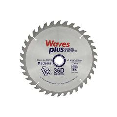 DISCO PARA MADEIRA CIRCULAR WIDEA 230MM 9.1/4X36D WAVES PLUS