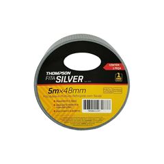 FITA ADESIVA SILVER TAPE THOMPSON 48MM X 5M