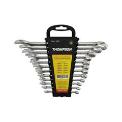 JOGO DE CHAVE COMBINADA THOMPSON COM 12 PEÇAS