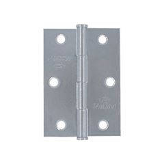 DOBRADIÇA DE CANTO ZINCADA PINO CRAVADO   3   METALVI CAIXA C/24U