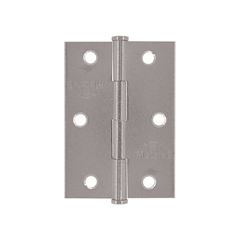 DOBRADIÇA DE CANTO NIQUELADA PINO CRAVADO   3   METALVI CAIXA C/24U