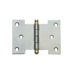 DOBRADIÇA DE PALMELA COM BOLA DE LATÃO ZINCADO 3.5 POLEGADAS CAIXA C/24U METALVI