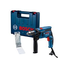 FURADEIRA DE IMPACTO BOSCH GSB 13 RE 750W COM MALETA E 5 BROCAS 127V