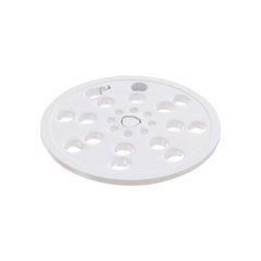 GRELHA MAX FIT COM FECHO REDONDA BRANCO 10CM - ESTRELA