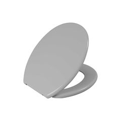 ASSENTO ASTRA SANITÁRIO SOFT OVAL CINZA
