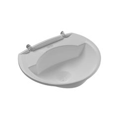 LAVATÓRIO PLÁSTICO ASTRA 36X28 CINZA 3,8LT