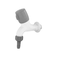 TORNEIRA DE JARDIM 1/2  CINZA - LEKAT 1/4 V